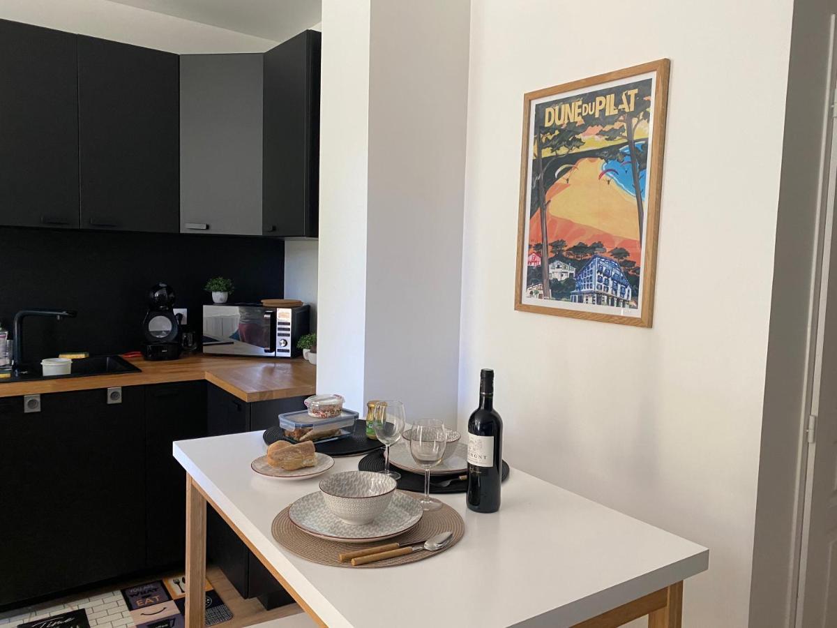 Charmant T2 Avec Exterieur Villa Deganne Arcachon Bagian luar foto