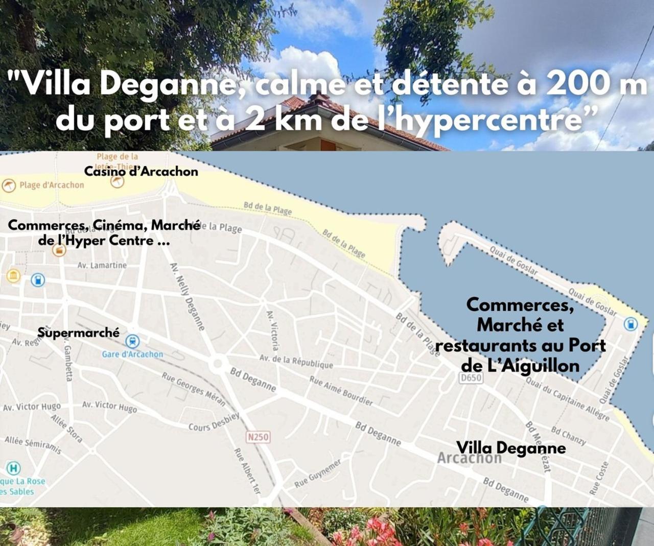 Charmant T2 Avec Exterieur Villa Deganne Arcachon Bagian luar foto